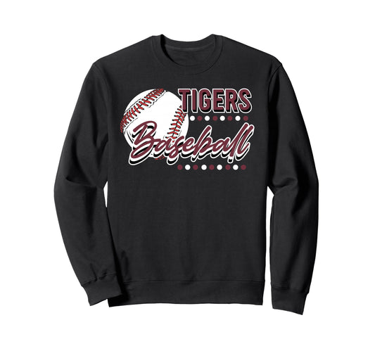 Tigers Baseball Mom Game Day School Sweatshirt - Novelty Apparel Men Women - T-Shirt, Sweatshirt, Hoodie