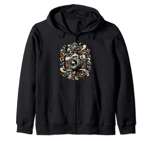 Camera Photographer Designs T-Shirt - Graphic Print Unisex - T-Shirt, Sweatshirt, Hoodie