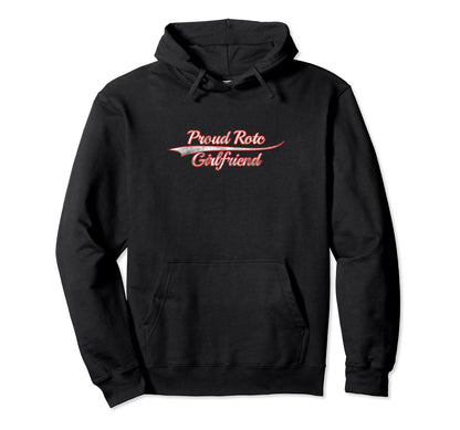 Proud Rotc Girlfriend Varsity Hoodie - Aesthetic Graphic for Adults - T-Shirt, Sweatshirt, Hoodie