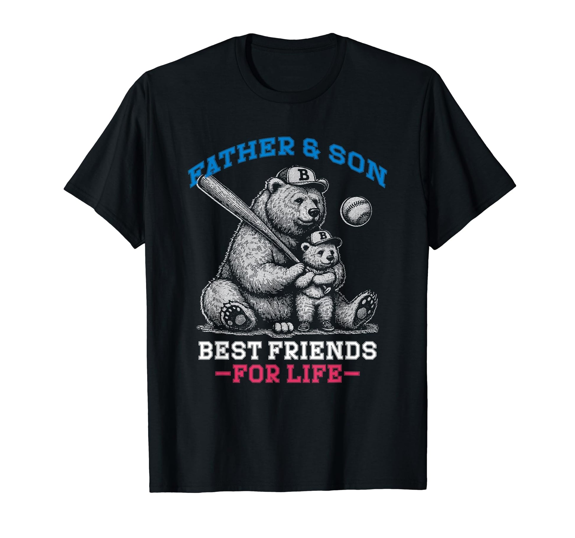 Father Son Best Friends Life Baseball T-Shirt - Trendy Graphic Men Women - T-Shirt, Sweatshirt, Hoodie