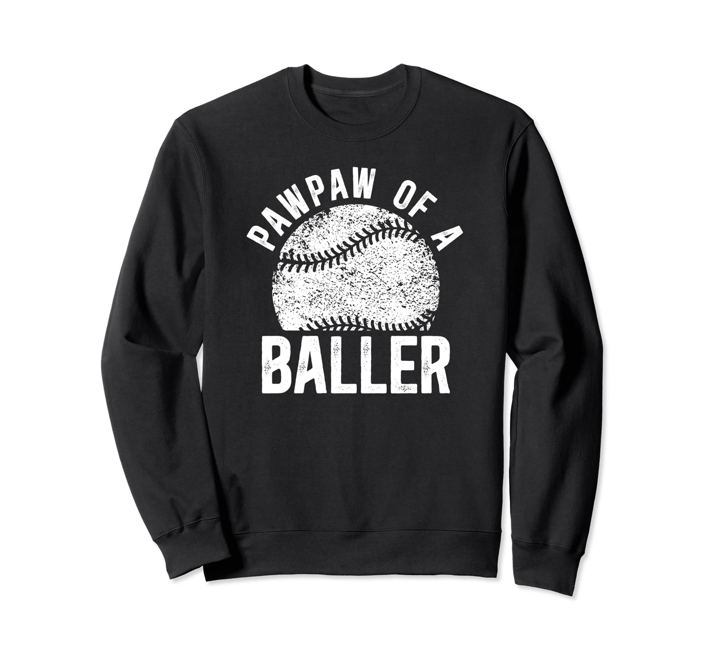 Pawpaw Baller Baseball Pawpaw Sweatshirt - Graphic Print for Adults - T-Shirt, Sweatshirt, Hoodie