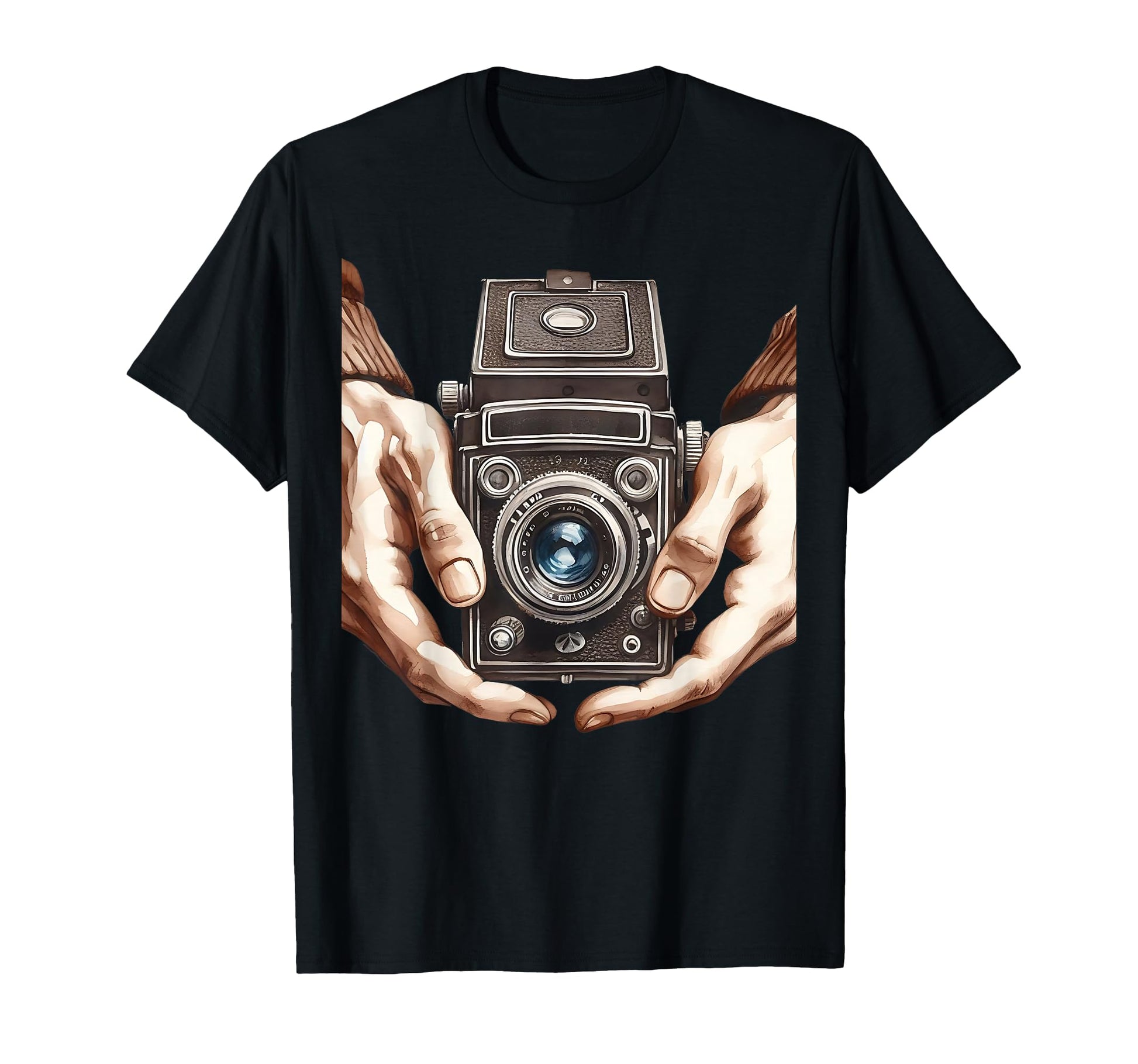 Brownie Analog Slr Camera Art T-Shirt - Novelty Apparel Men Women - T-Shirt, Sweatshirt, Hoodie