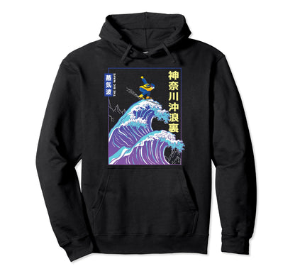 Big Wave Japanese Wave Off Kanagawa Hoodie - Trendy Graphic for Adults - T-Shirt, Sweatshirt, Hoodie