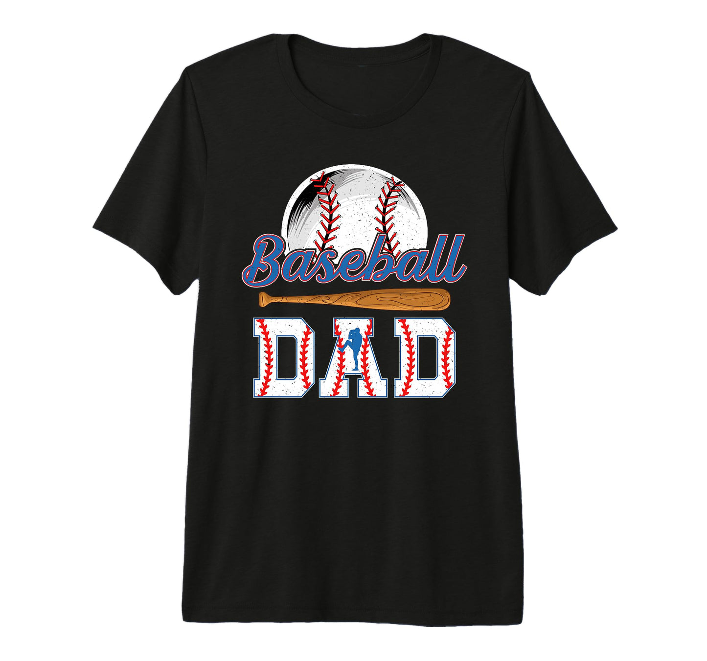Mens Baseball Dad Baseball Player Dad T-Shirt - Streetwear Style Men Women - T-Shirt, Sweatshirt, Hoodie