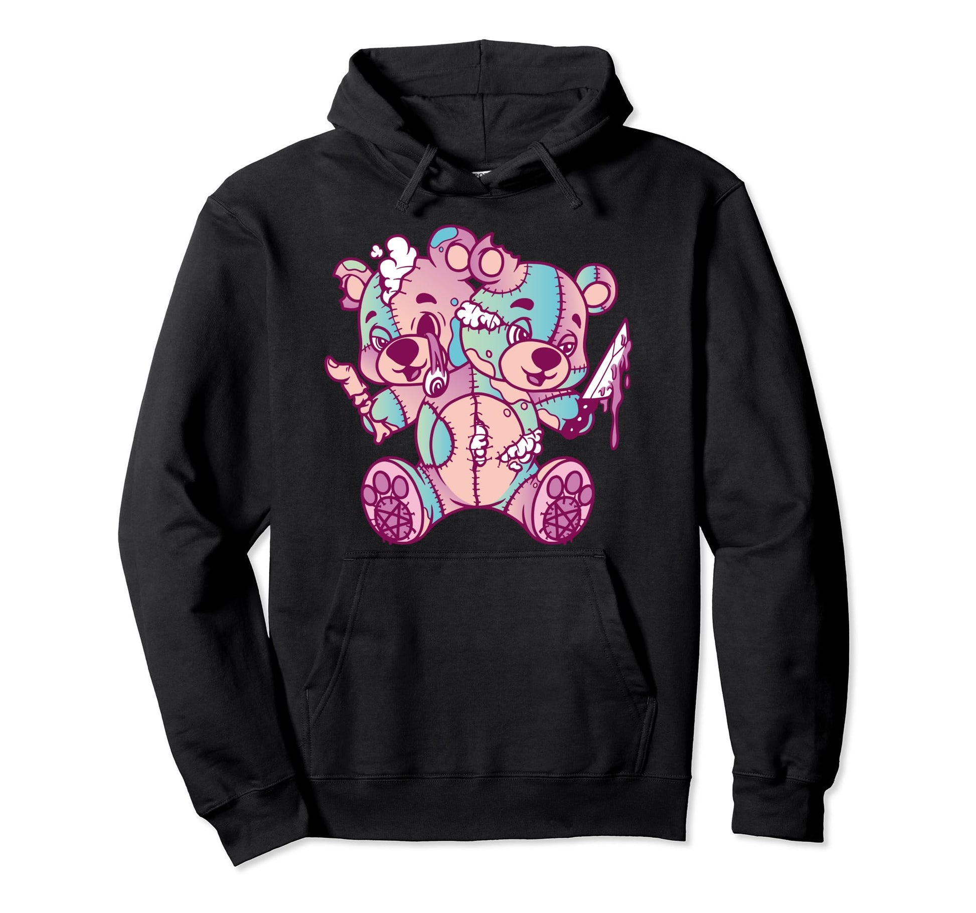 Anime Aesthetic Pastel Goth Evil Hoodie - Aesthetic Graphic for Adults - T-Shirt, Sweatshirt, Hoodie