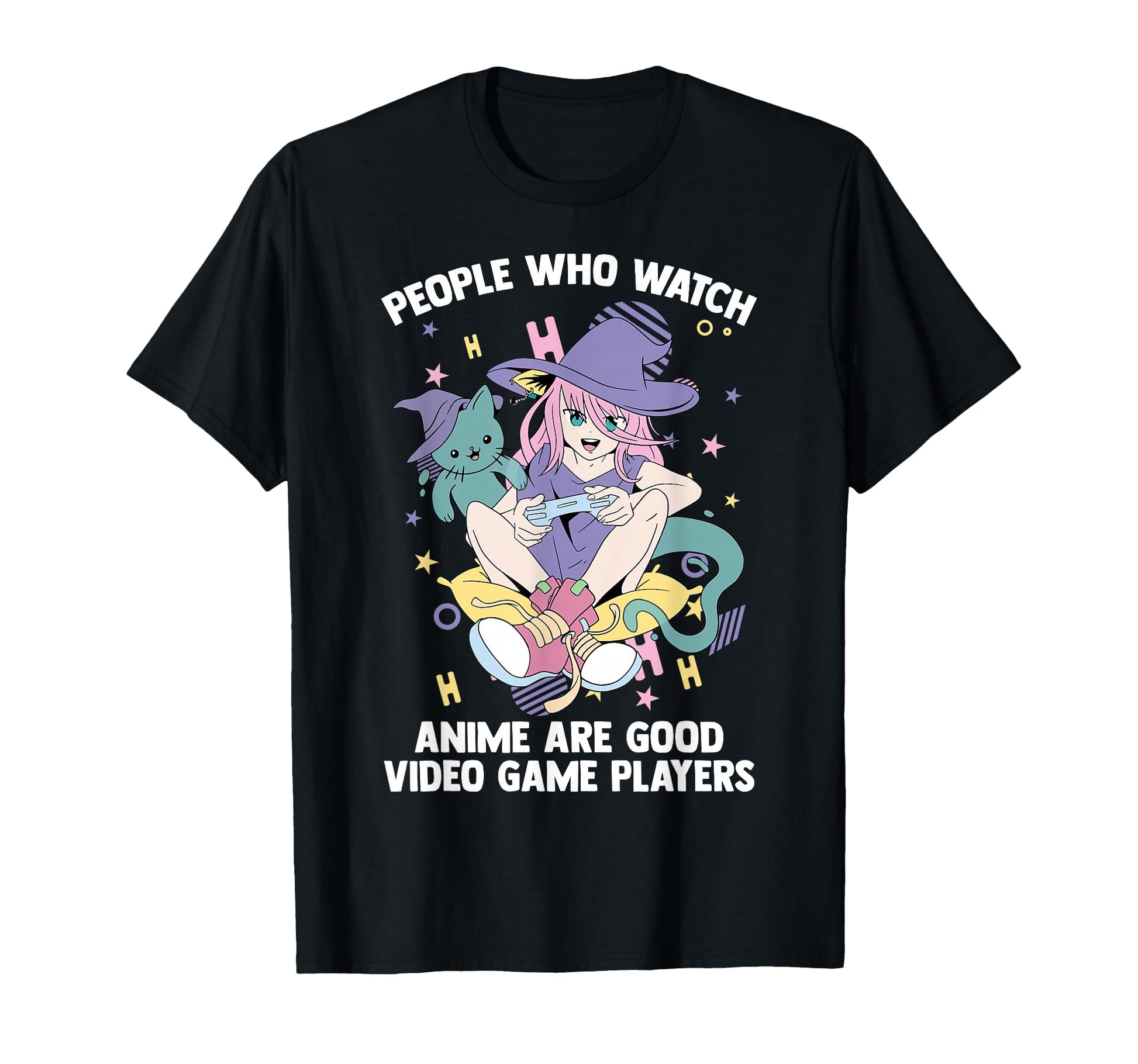 Otaku People Who Watch Anime Are Good Video T-Shirt - Graphic Print Unisex - T-Shirt, Sweatshirt, Hoodie
