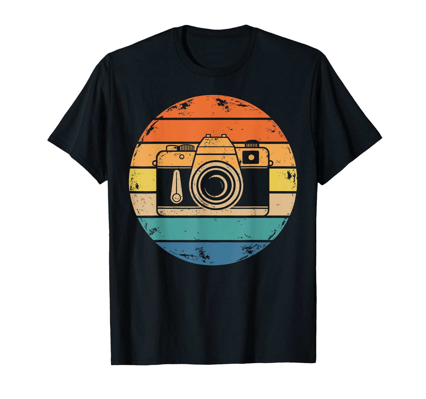 Distressed Photography Camera T-Shirt - Streetwear Style for Adults - T-Shirt, Sweatshirt, Hoodie