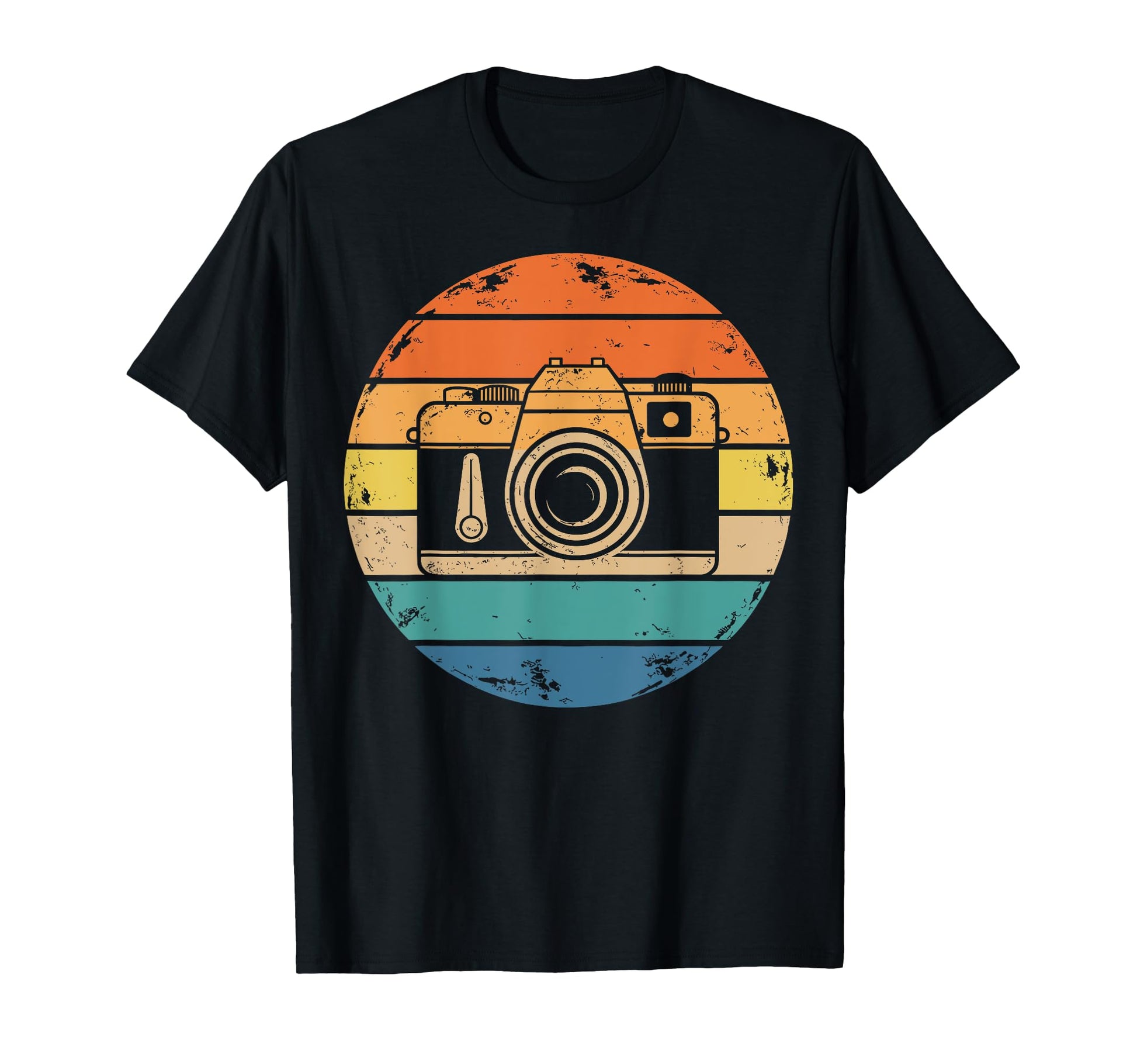 Distressed Photography Camera T-Shirt - Streetwear Style for Adults - T-Shirt, Sweatshirt, Hoodie