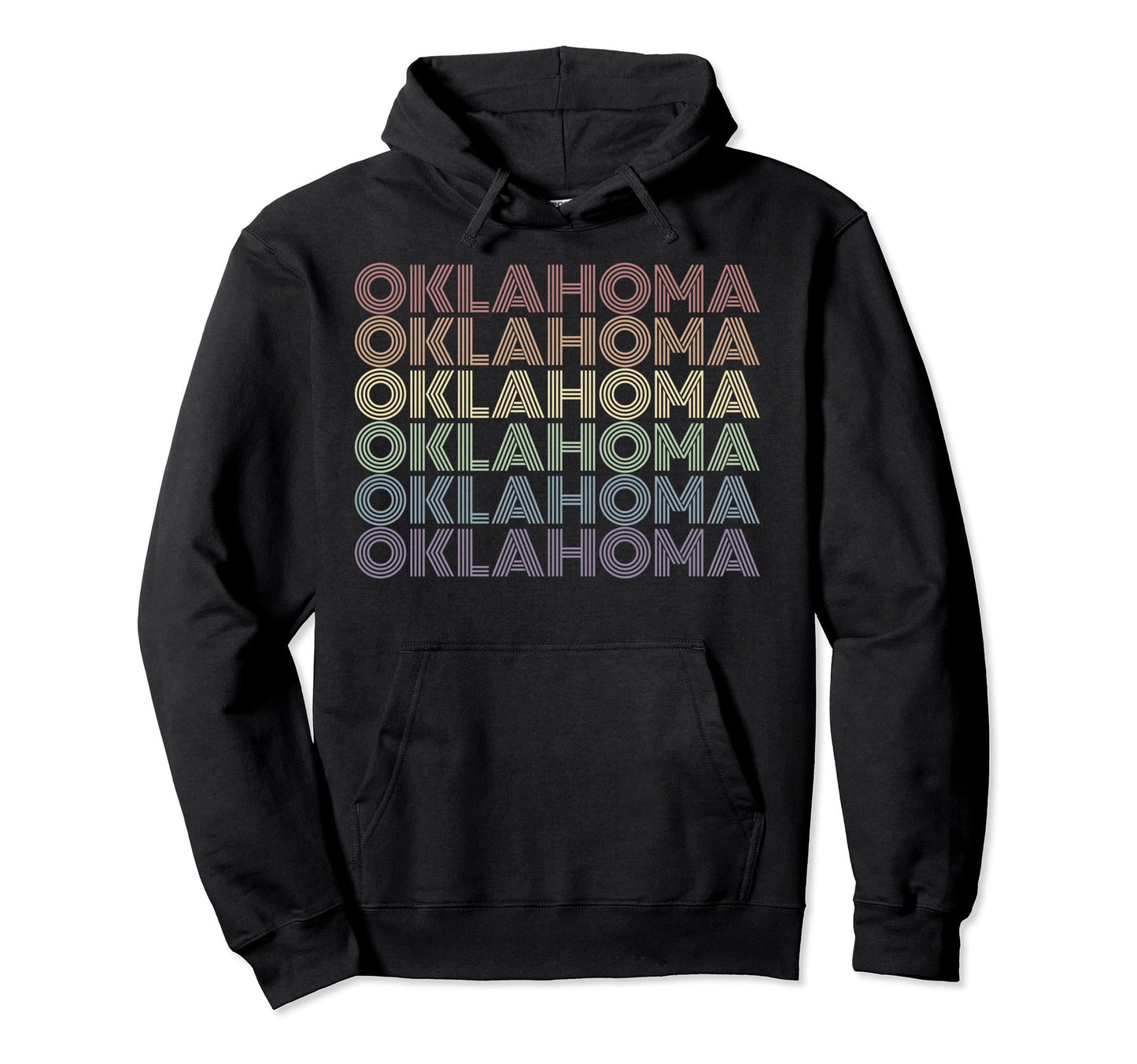 Oklahoma Gay Pride Lgbt Us State Hoodie - Fun Novelty Design for Adults - T-Shirt, Sweatshirt, Hoodie