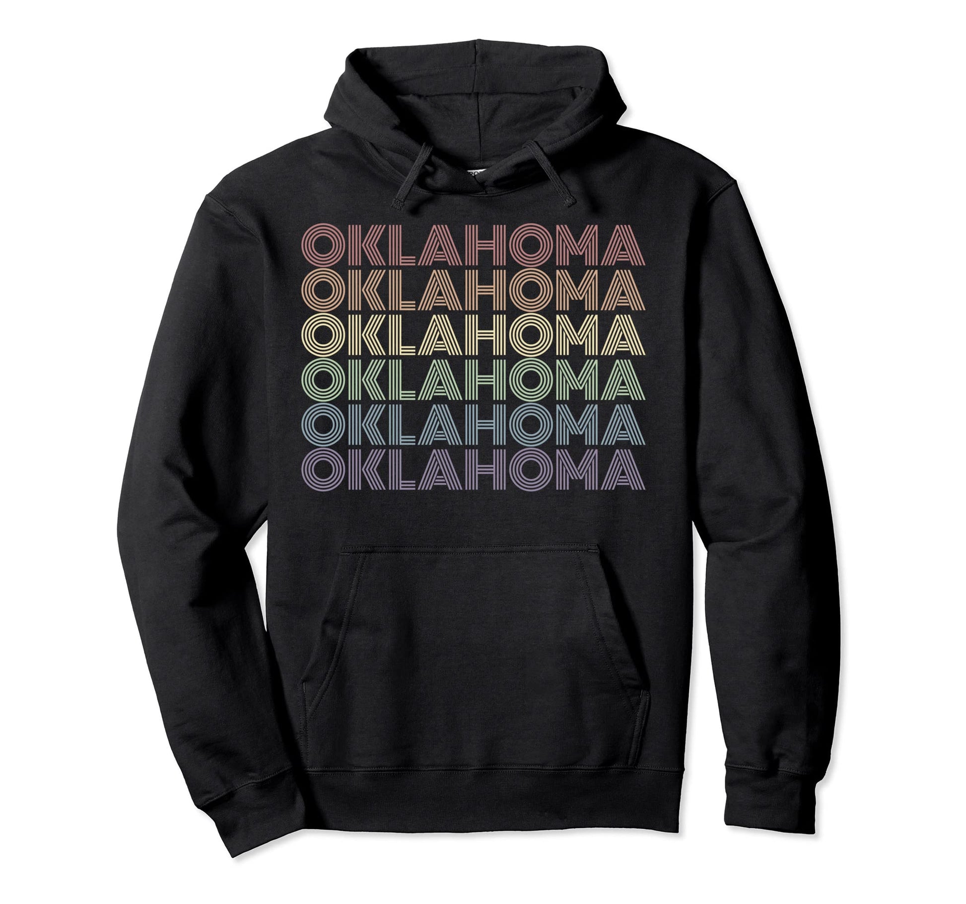 Oklahoma Gay Pride Lgbt Us State Hoodie - Fun Novelty Design for Adults - T-Shirt, Sweatshirt, Hoodie