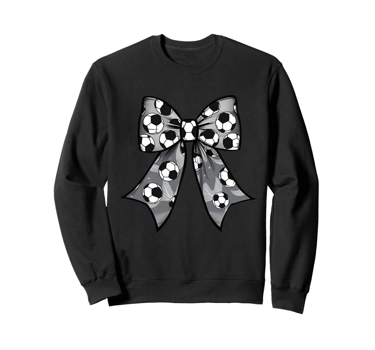 Coquette Bow Soccer Ball Mom Life Sweatshirt - Custom Art Print Unisex - T-Shirt, Sweatshirt, Hoodie