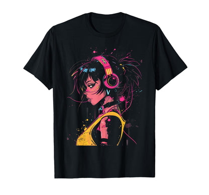 Punk Anime Aesthetic Cyberpunk Vaporwave T-Shirt - Unique Graphic Unisex - T-Shirt, Sweatshirt, Hoodie