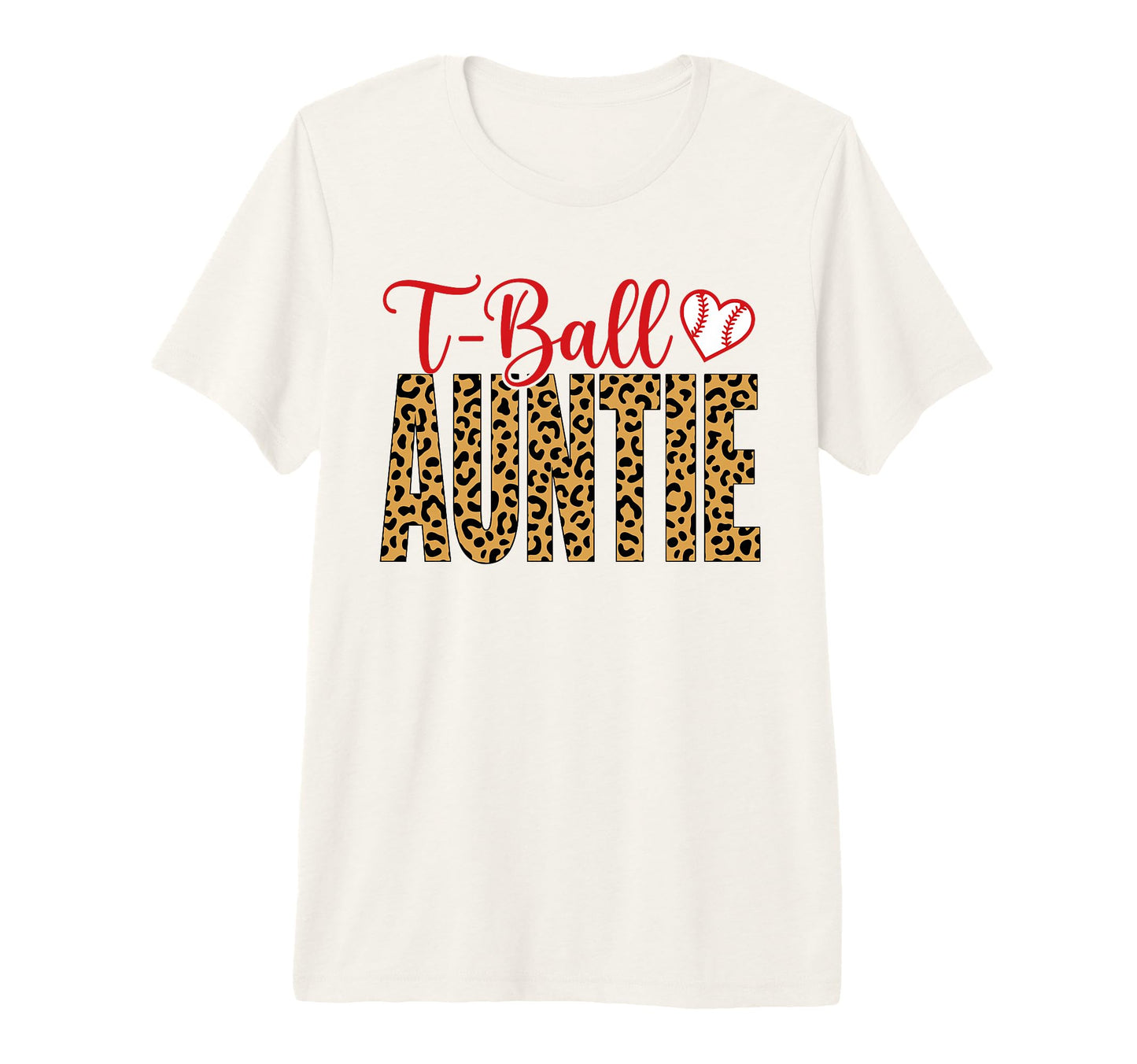 Funny T Ball Auntie Softball Ball T Ball T-Shirt - Minimalist Print Unisex - T-Shirt, Sweatshirt, Hoodie