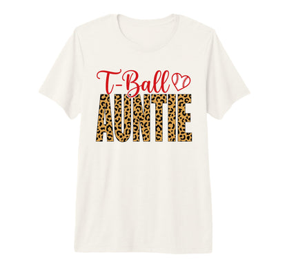 Funny T Ball Auntie Softball Ball T Ball T-Shirt - Minimalist Print Unisex - T-Shirt, Sweatshirt, Hoodie