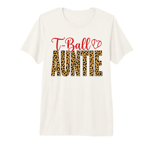 Funny T Ball Auntie Softball Ball T Ball T-Shirt - Minimalist Print Unisex - T-Shirt, Sweatshirt, Hoodie