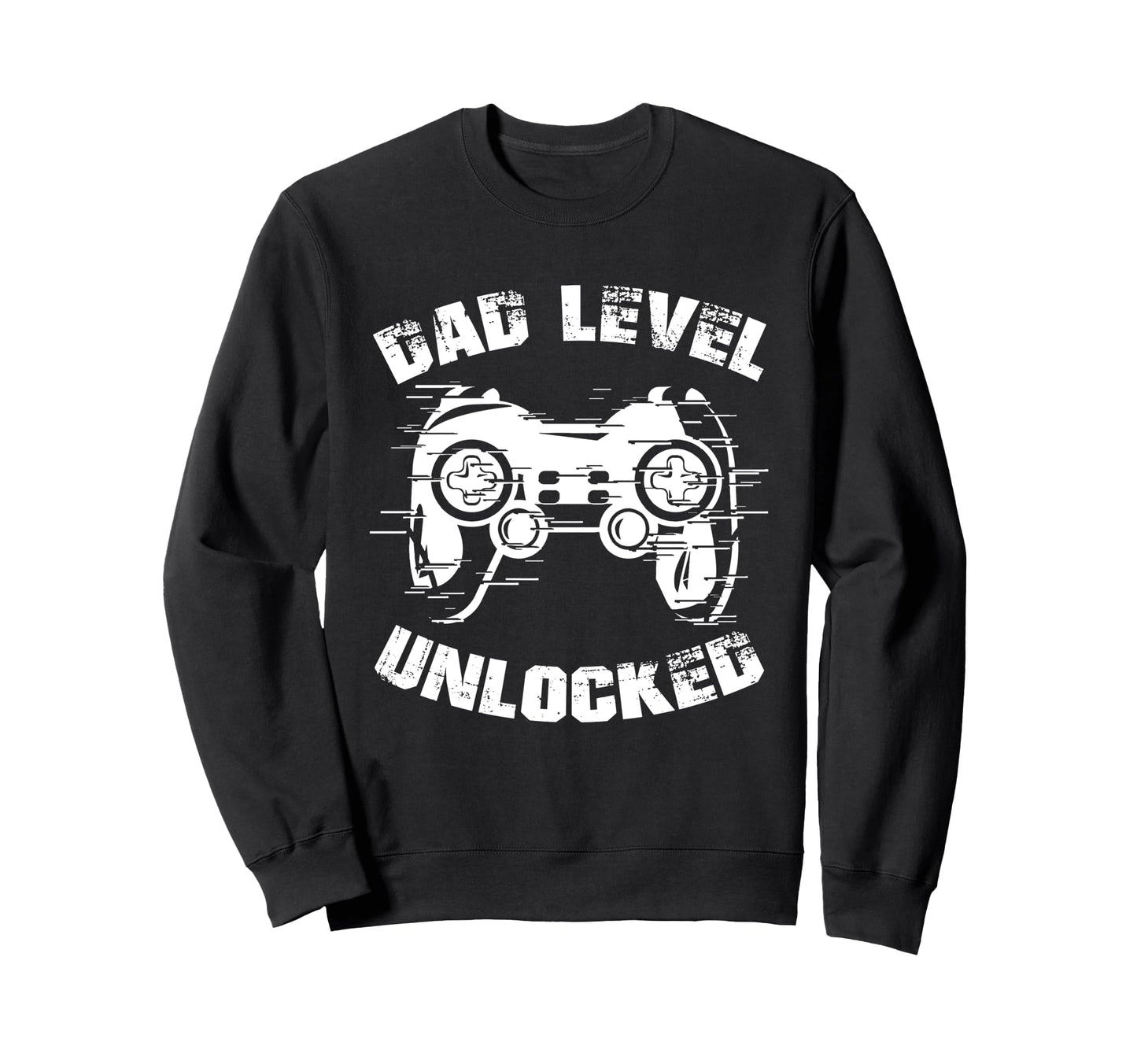 Dad Level Unlocked Gaming Controller Sweatshirt - Custom Art Print Unisex - T-Shirt, Sweatshirt, Hoodie