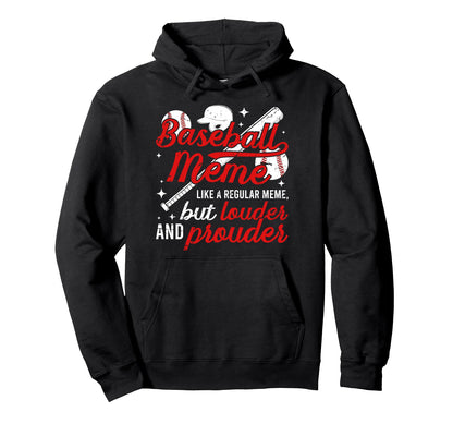 Baseball Meme Definition Meme Baseball Hoodie - Graphic Print Men Women - T-Shirt, Sweatshirt, Hoodie