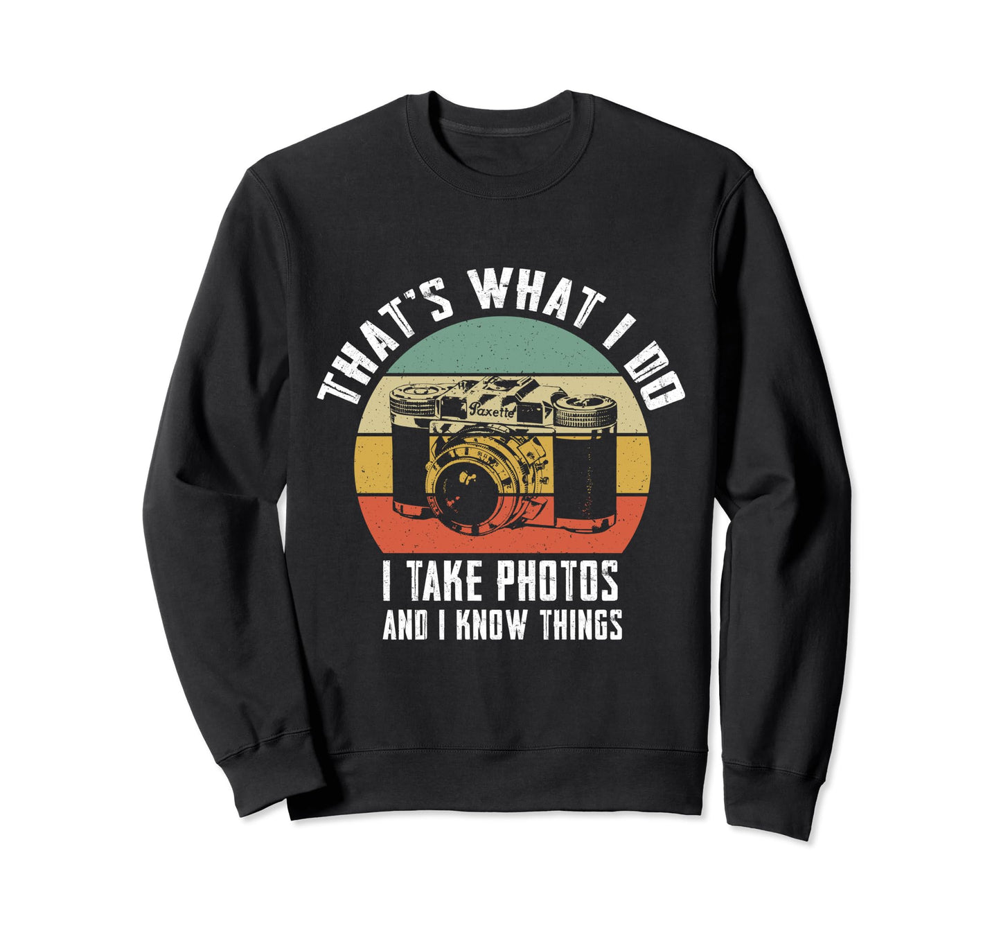 Funny Photographer Gifts Camera Sweatshirt - Streetwear Style for Adults - T-Shirt, Sweatshirt, Hoodie