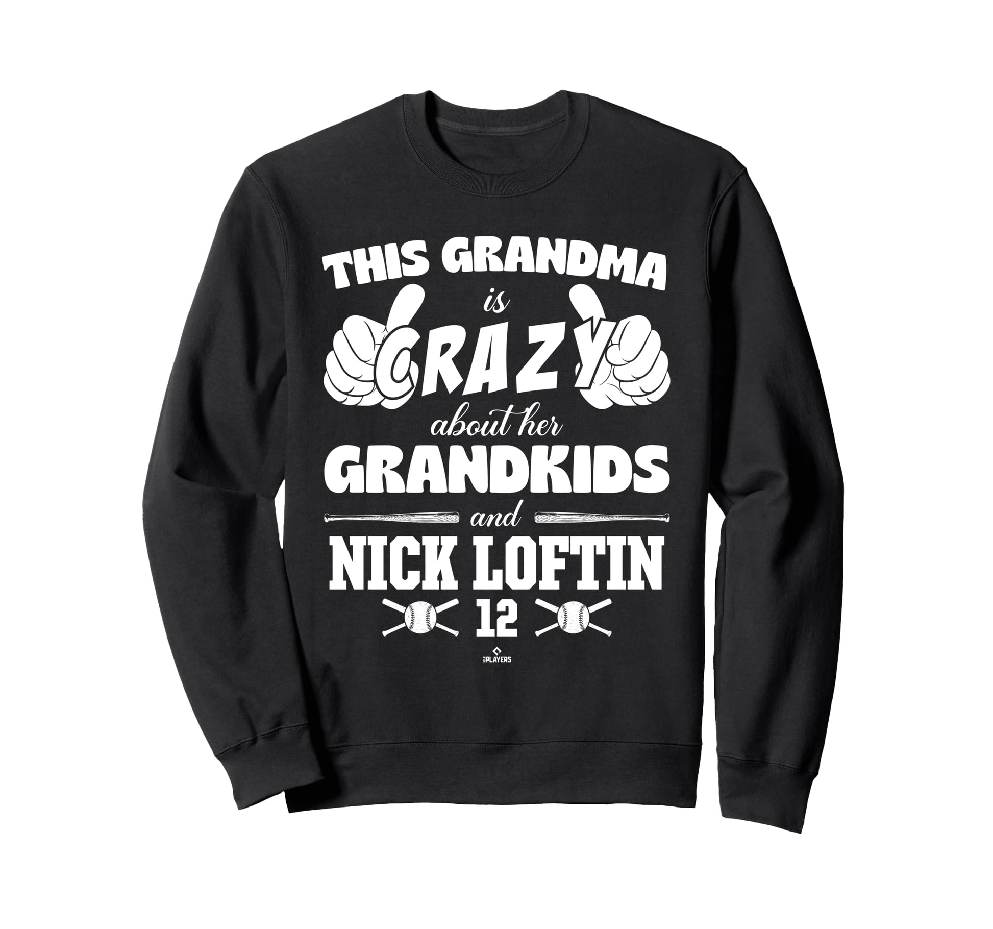 Grandma Crazy Nick Loftin Kansas Sweatshirt - Novelty Apparel for Adults - T-Shirt, Sweatshirt, Hoodie