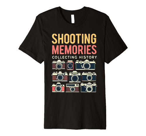 Camera Collector Cameraman Photography T-Shirt - Aesthetic Graphic Unisex - T-Shirt, Sweatshirt, Hoodie