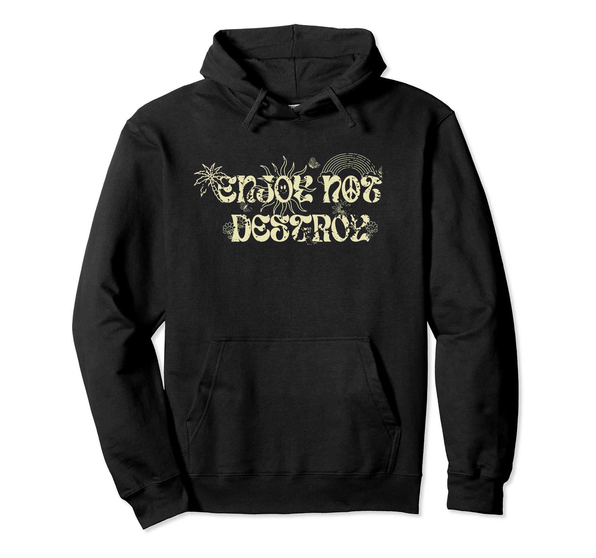 Boho Hippie Environmentally Friendly Hoodie - Fun Novelty Design Unisex - T-Shirt, Sweatshirt, Hoodie