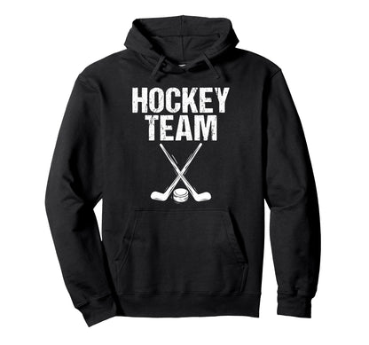 Team Hockey Game Day Sports Parent Hoodie - Graphic Print for Adults - T-Shirt, Sweatshirt, Hoodie