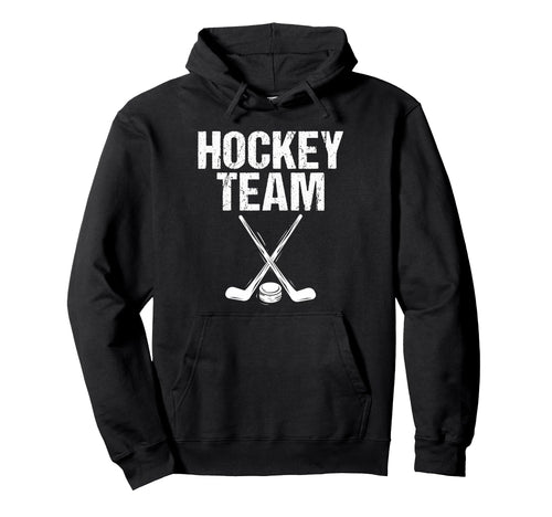 Team Hockey Game Day Sports Parent Hoodie - Graphic Print for Adults - T-Shirt, Sweatshirt, Hoodie