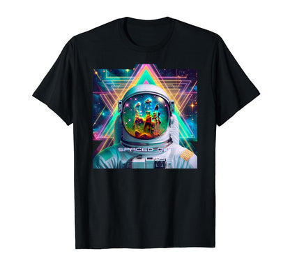 Astronaut Spaced Out Aesthetic T-Shirt - Fun Novelty Design for Adults - T-Shirt, Sweatshirt, Hoodie