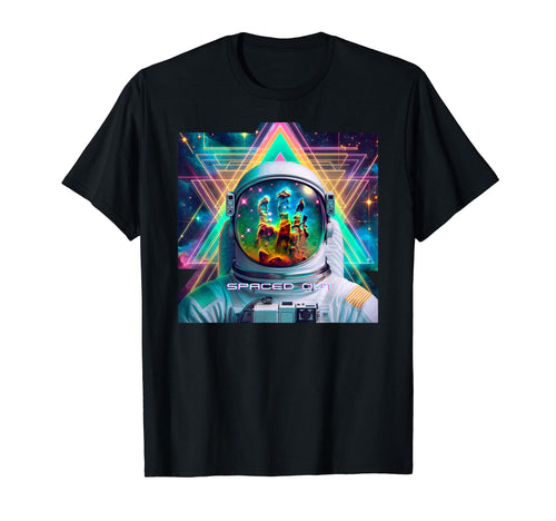 Astronaut Spaced Out Aesthetic T-Shirt - Fun Novelty Design for Adults - T-Shirt, Sweatshirt, Hoodie