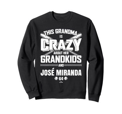 Grandma Crazy Jos Miranda Sweatshirt - Aesthetic Graphic for Adults - T-Shirt, Sweatshirt, Hoodie