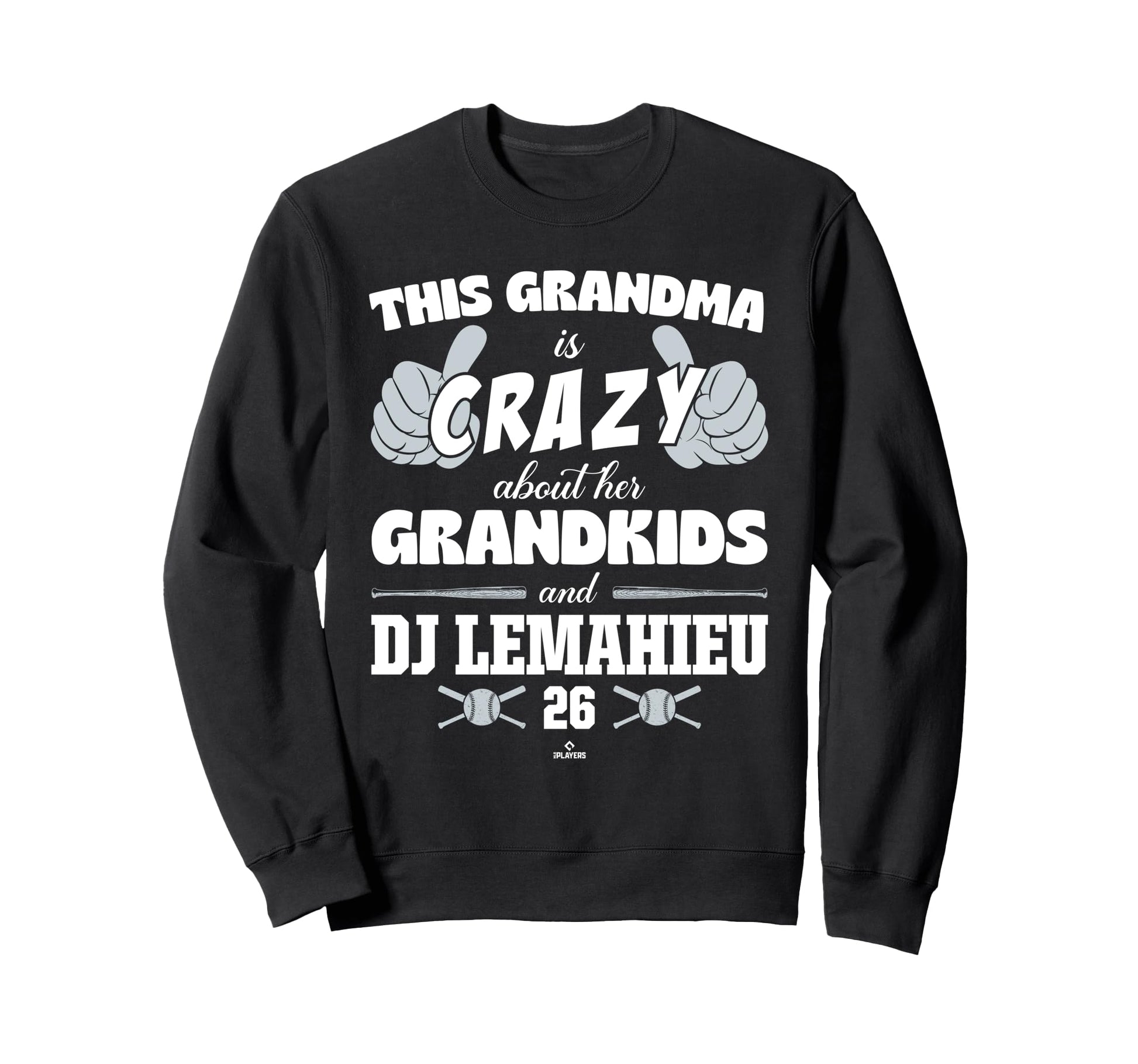 Grandma Crazy Dj Lemahieu New York Sweatshirt - Novelty Apparel for Adults - T-Shirt, Sweatshirt, Hoodie