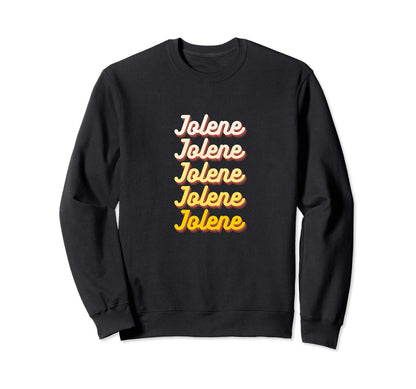 Jolene Earth Toned Boho Funny Gift Sweatshirt - Minimalist Print for Adults - T-Shirt, Sweatshirt, Hoodie