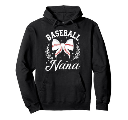 Baseball Nana Baseball Player Nana Hoodie - Novelty Apparel for Adults - T-Shirt, Sweatshirt, Hoodie