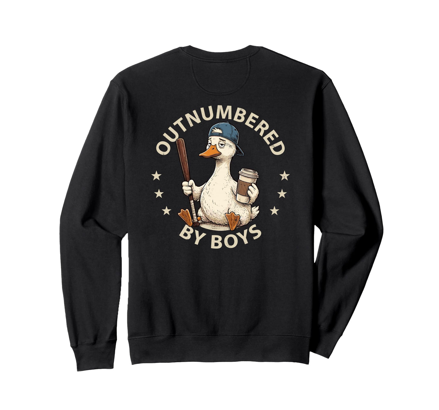 Outnumbered Mom Funny Mom Goose Sweatshirt - Streetwear Style Men Women - T-Shirt, Sweatshirt, Hoodie