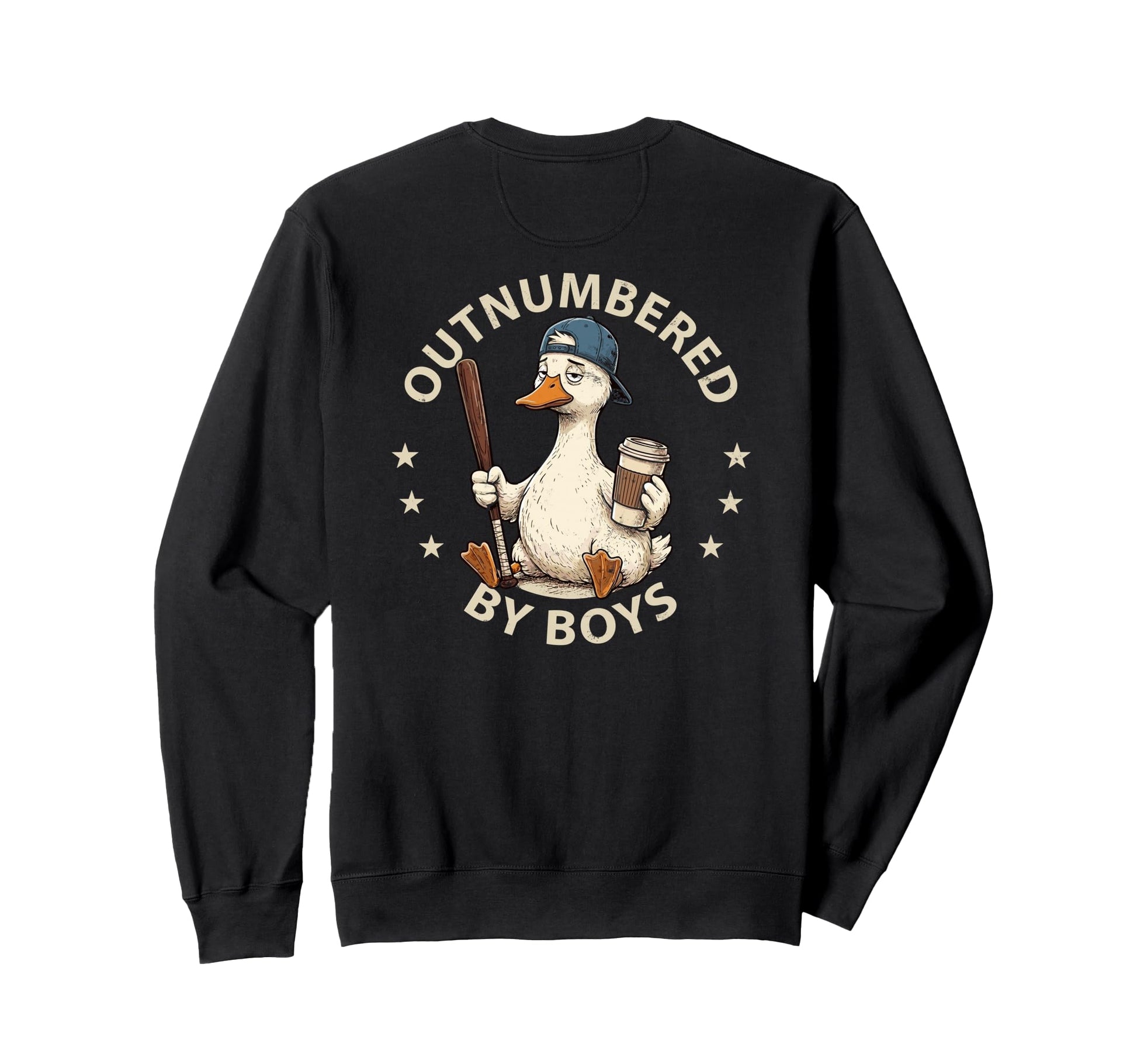 Outnumbered Mom Funny Mom Goose Sweatshirt - Streetwear Style Men Women - T-Shirt, Sweatshirt, Hoodie