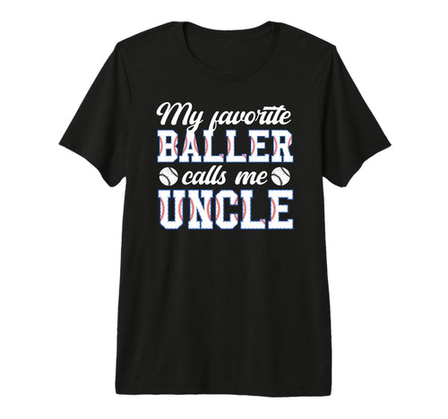 Mens Proud Baseball Uncle Baseball T-Shirt - Custom Art Print for Adults - T-Shirt, Sweatshirt, Hoodie