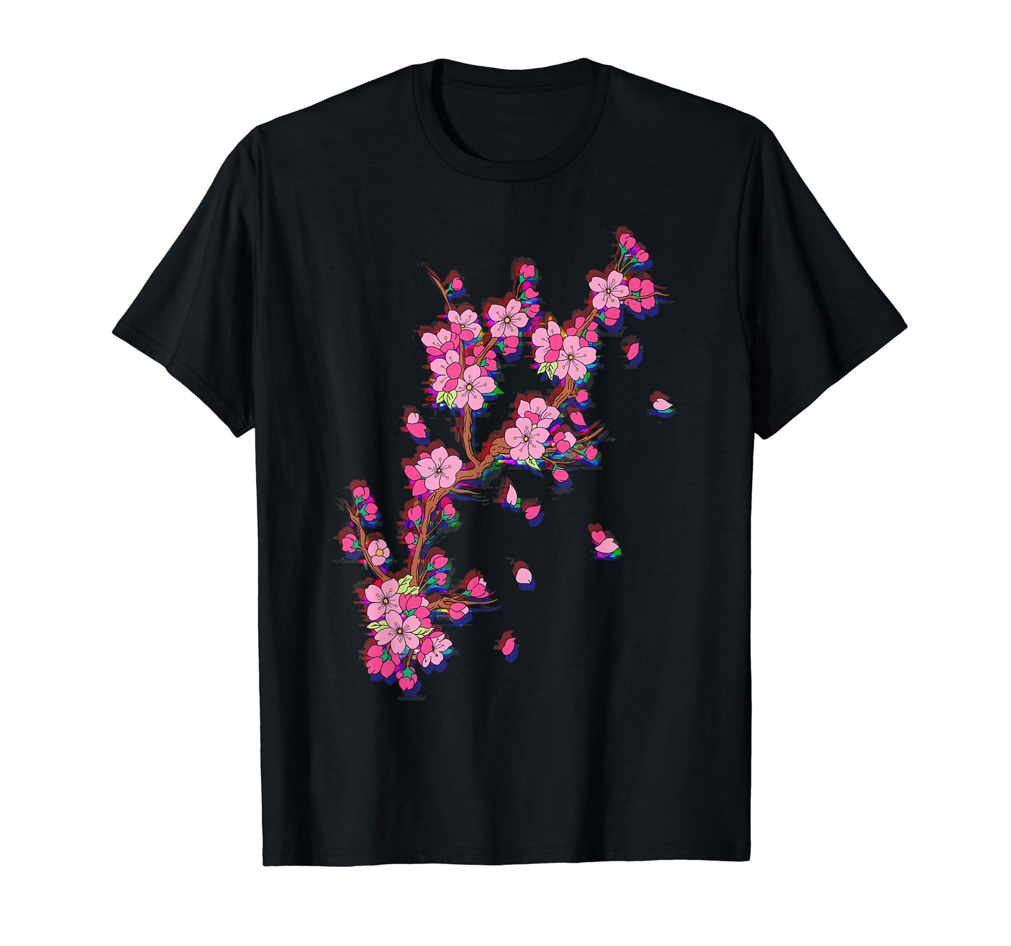 Cherry Blossom Sakura Vaporwave T-Shirt - Novelty Apparel for Adults - T-Shirt, Sweatshirt, Hoodie