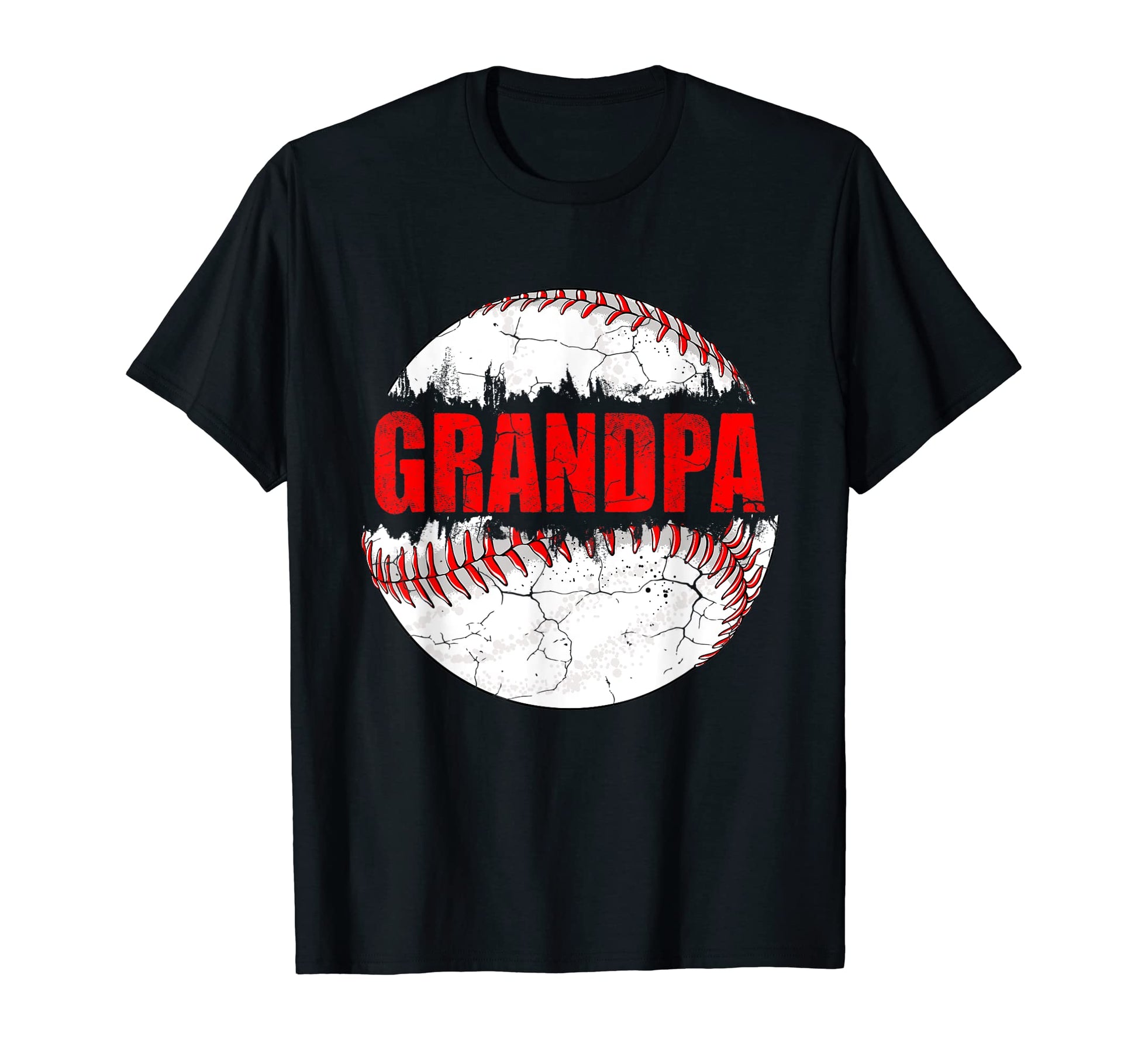 Baseball Softball Lover Grandpa Fathers T-Shirt - Novelty Apparel Unisex - T-Shirt, Sweatshirt, Hoodie