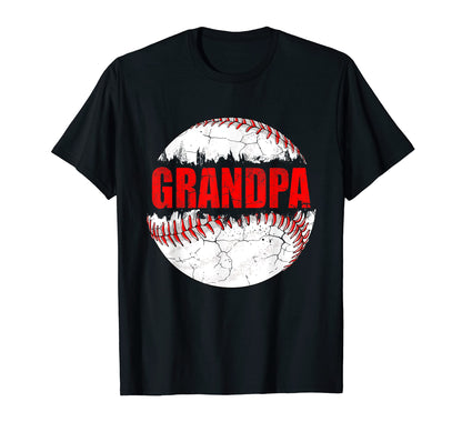 Baseball Softball Lover Grandpa Fathers T-Shirt - Novelty Apparel Unisex - T-Shirt, Sweatshirt, Hoodie