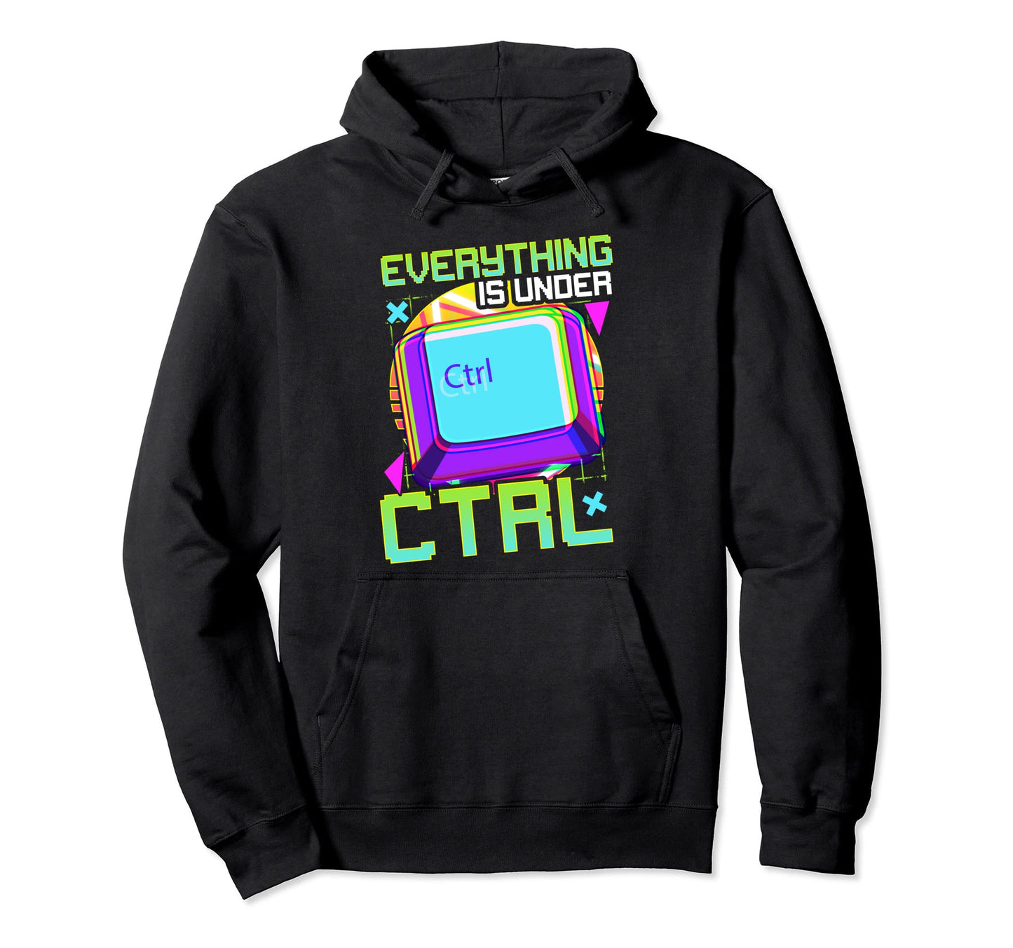 Vaporwave Everything Is Under Ctrl Hoodie - Streetwear Style Men Women - T-Shirt, Sweatshirt, Hoodie
