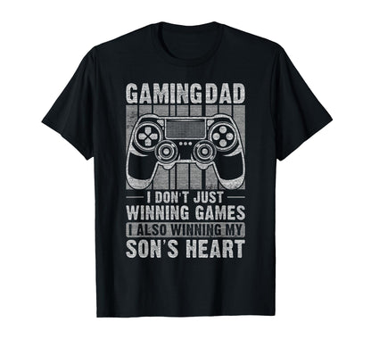 Gaming Dad Father Son Fathers T-Shirt - Casual Everyday Wear for Adults - T-Shirt, Sweatshirt, Hoodie