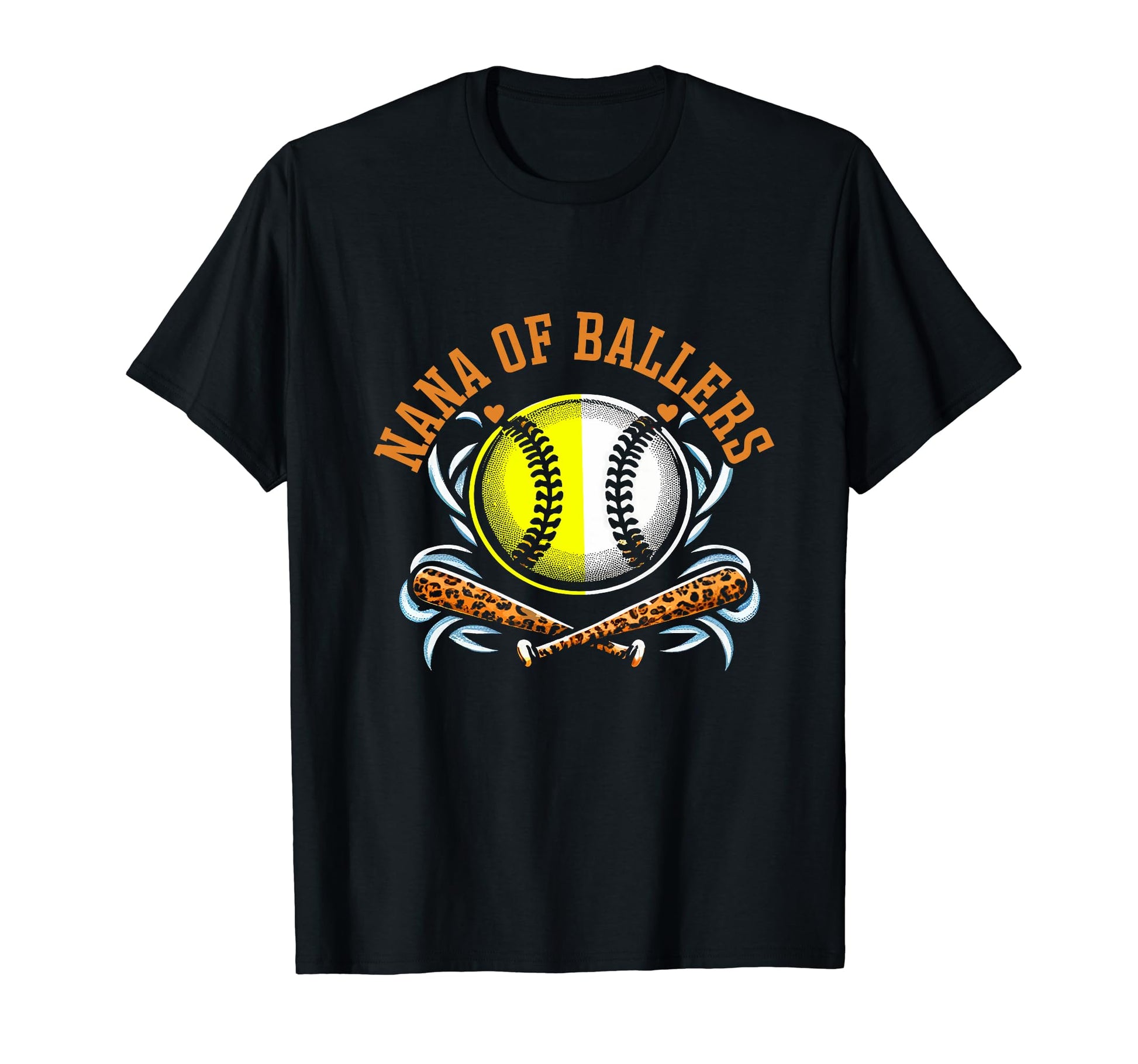Nana Ballers Softball Baller Grandma T-Shirt - Minimalist Print for Adults - T-Shirt, Sweatshirt, Hoodie