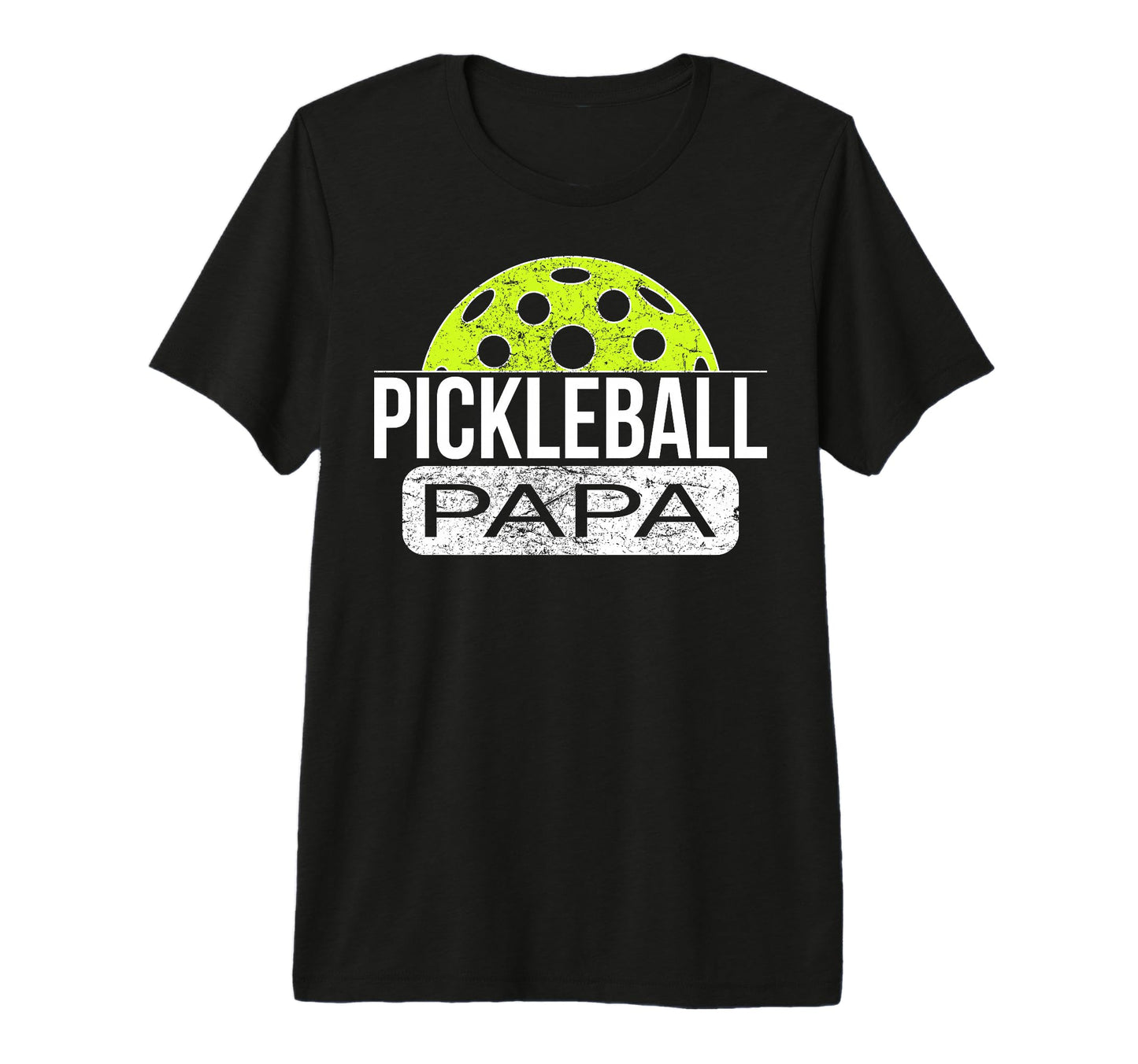 Mens Pickleball Papa Game Day Player T-Shirt - Graphic Print for Adults - T-Shirt, Sweatshirt, Hoodie