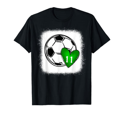 Womens Custom Soccer Mom Number 11 T-Shirt - Aesthetic Graphic Men Women - T-Shirt, Sweatshirt, Hoodie