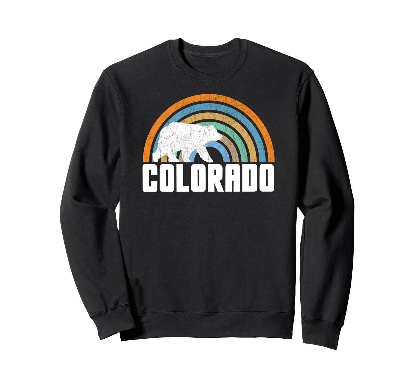Adorable Colorado Rainbow Bear Sweatshirt - Novelty Apparel Men Women - T-Shirt, Sweatshirt, Hoodie