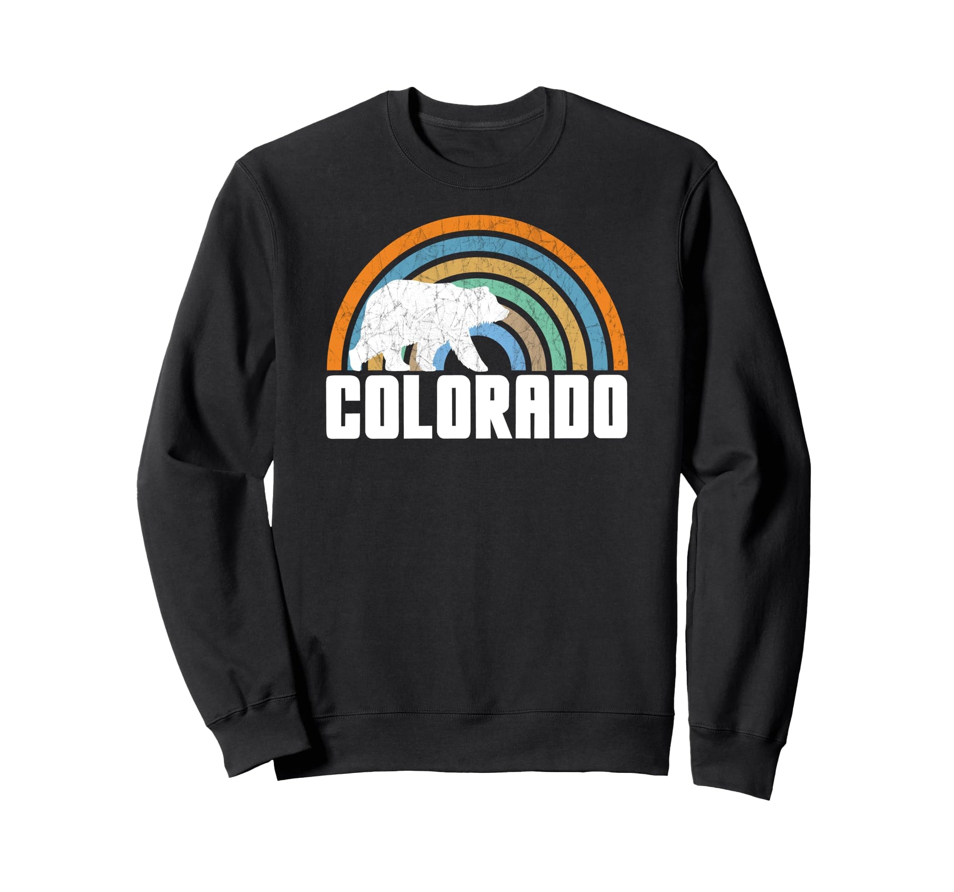 Adorable Colorado Rainbow Bear Sweatshirt - Novelty Apparel Men Women - T-Shirt, Sweatshirt, Hoodie