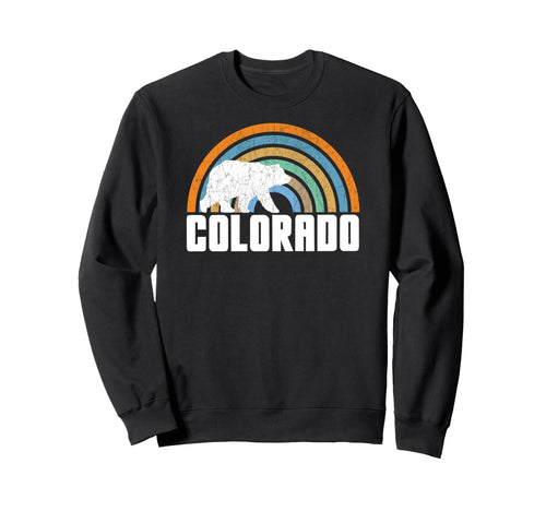 Adorable Colorado Rainbow Bear Sweatshirt - Novelty Apparel Men Women - T-Shirt, Sweatshirt, Hoodie