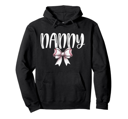 Coquette Baseball Nanny Spirit Hoodie - Streetwear Style Unisex - T-Shirt, Sweatshirt, Hoodie