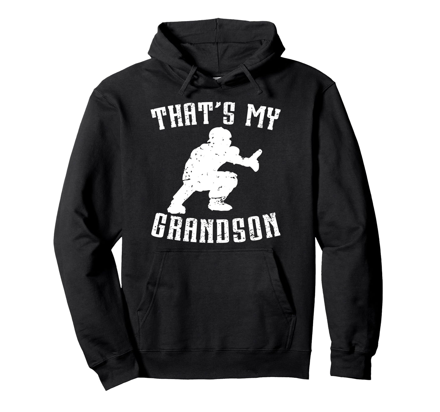 Proud Baseball Catcher Grandpa Baseball Hoodie - Minimalist Print Unisex - T-Shirt, Sweatshirt, Hoodie