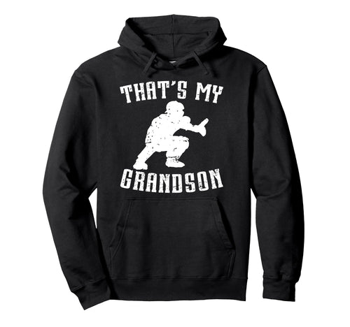 Proud Baseball Catcher Grandpa Baseball Hoodie - Minimalist Print Unisex - T-Shirt, Sweatshirt, Hoodie